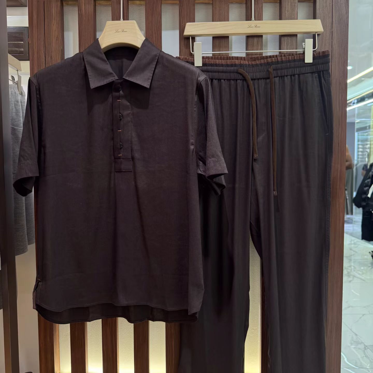 Short Linen Drawstring - Letni, luksusowy, wysokiej jakości męski garnitur