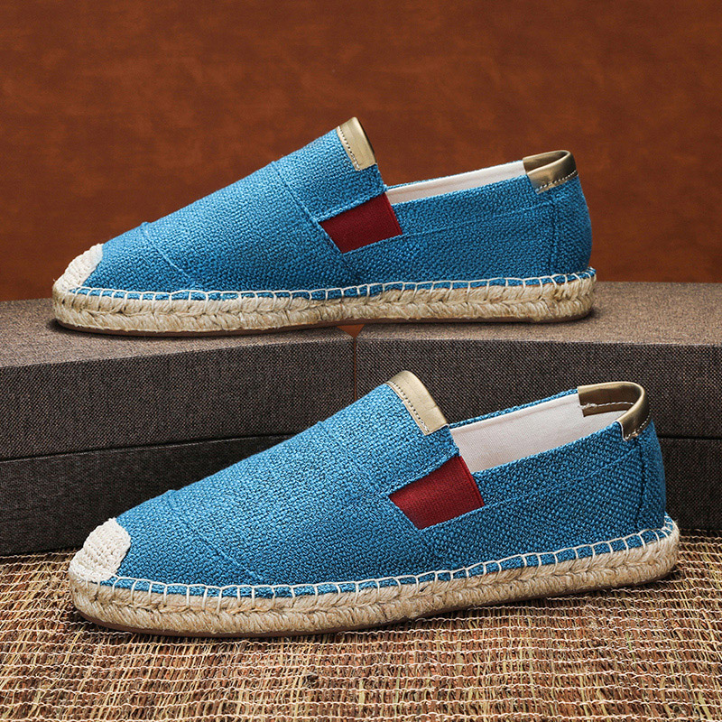 Espadrille Slip On - Trampki płócienne Nowości 2026 Casualowe tkane
