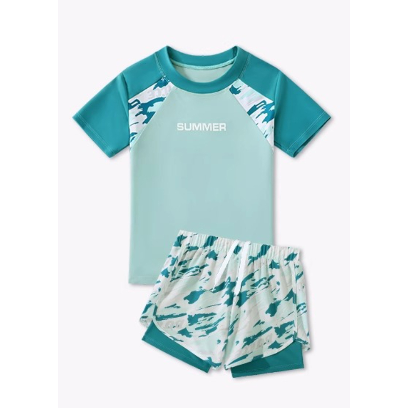 Swim Trunk Quick Dry - 2026 Nowy Chłopięcy Dwuczęściowy Strój Kąpielowy