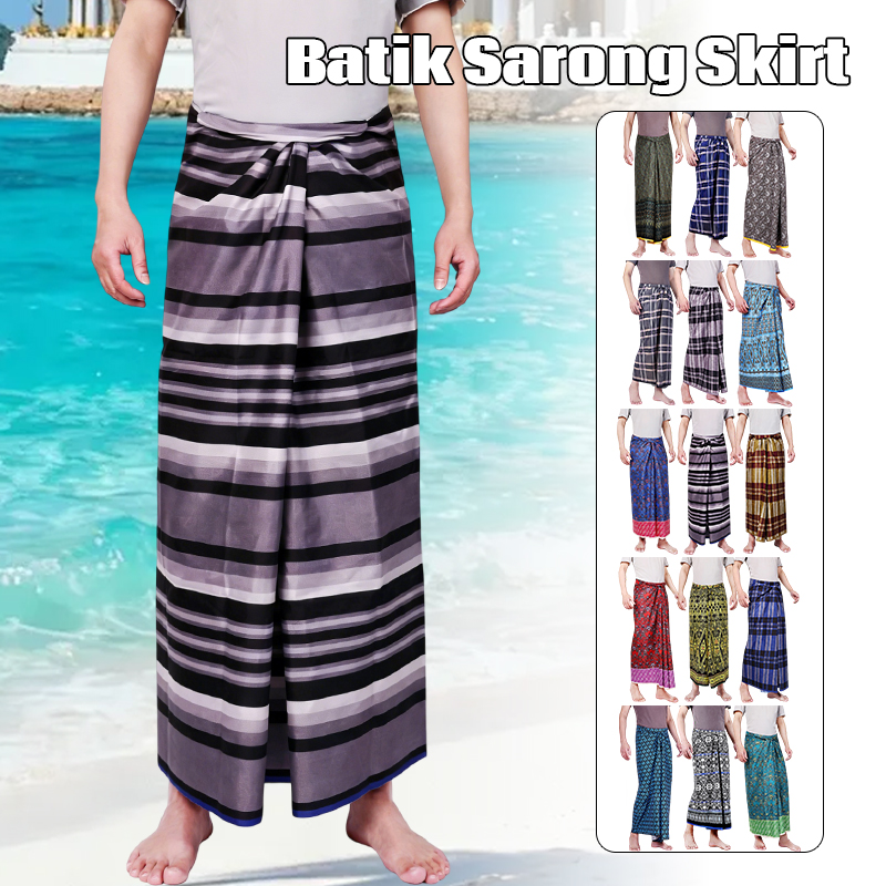 Sarong Men Wrap - Męskie Damskie Batik Sarong Spódnica Etniczna