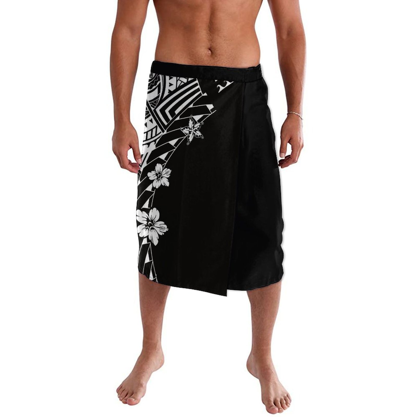 Sarong Men Wrap - Bez podatku Letnia Tradycyjna Narodowa Polinezyjska