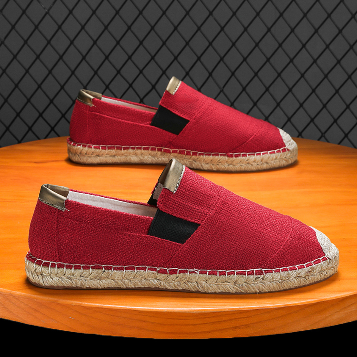 Espadrille Slip On - Nowe męskie lniane buty codzienne 2025