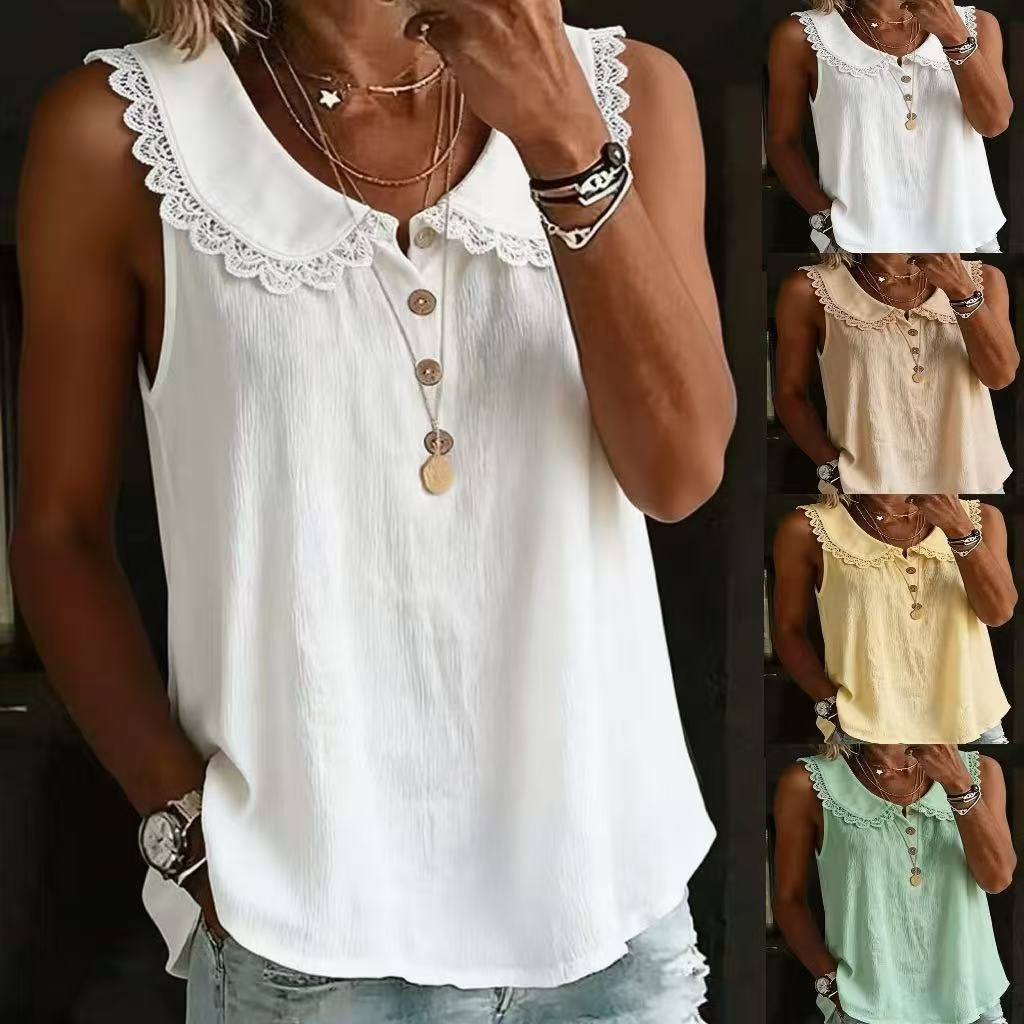 Nowa damska letnia bluzka bez  – Shirt Camp Collar recenzja i cena