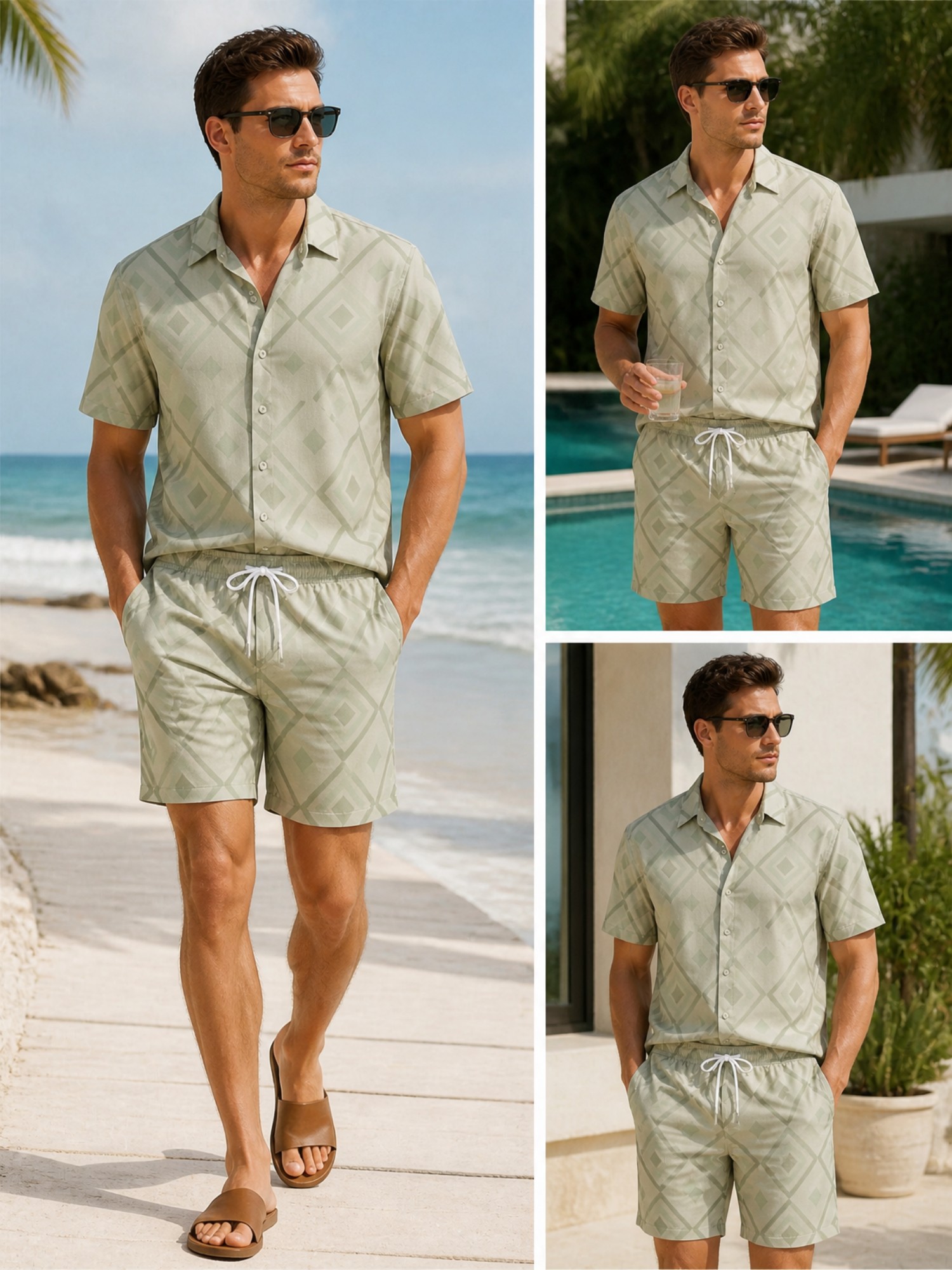 Męski zestaw: koszula w kwiaty – Resort Shirt Floral recenzja i cena