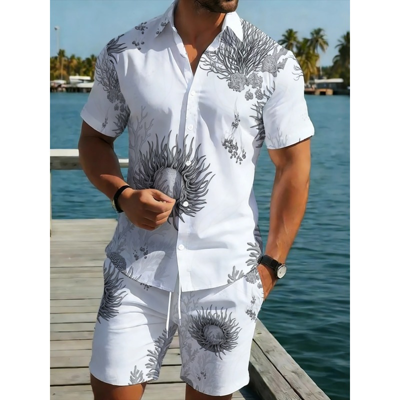 Męski zestaw: koszula hawajska – Resort Shirt Floral recenzja i cena