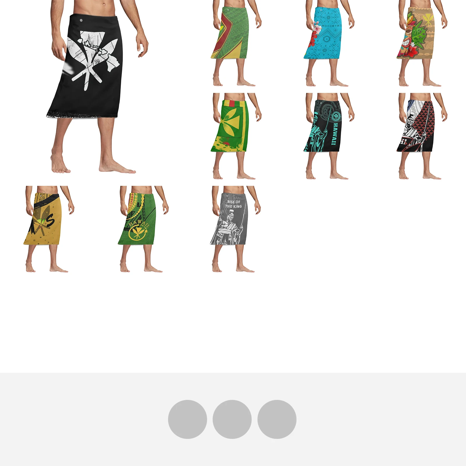 Polinezyjskie tatuaż Tribal na – Sarong Men Wrap recenzja i cena
