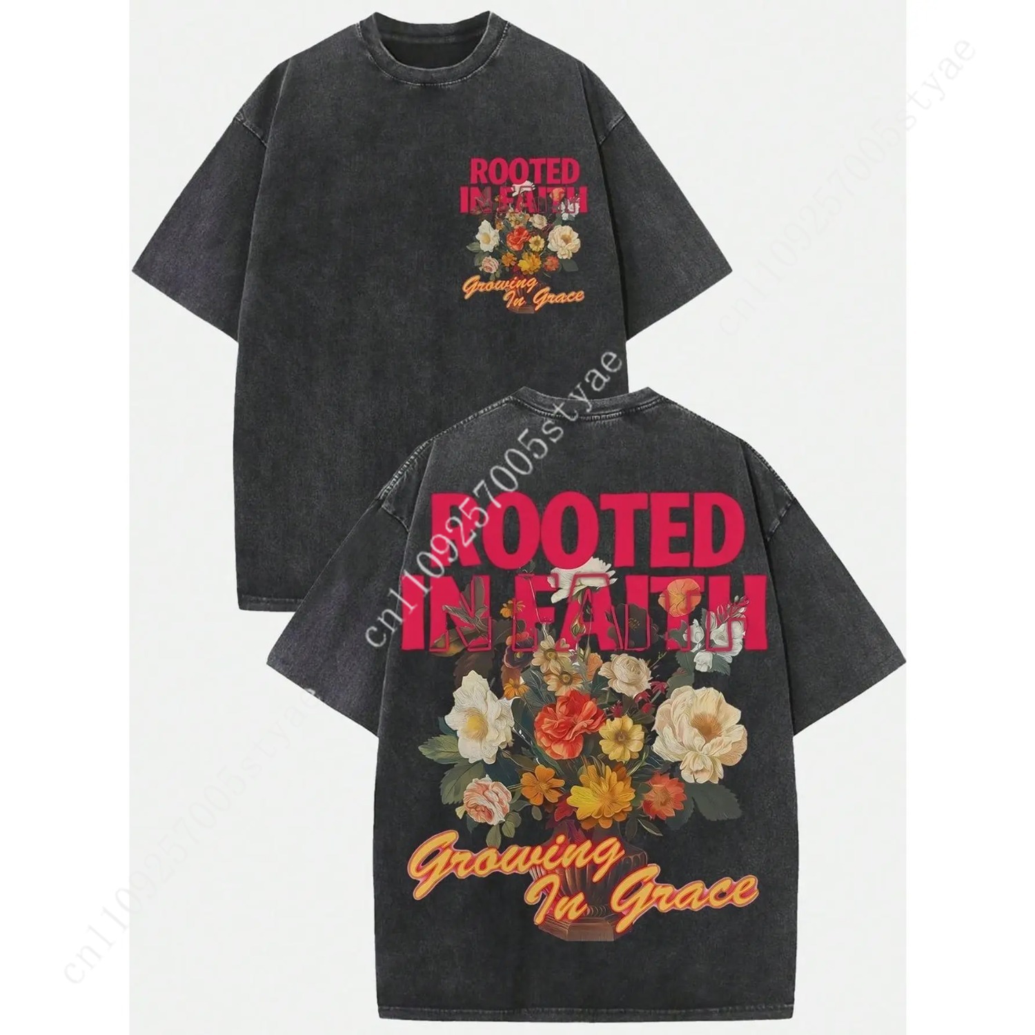 Damska koszulka vintage, prana – Tee Graphic Print recenzja i cena