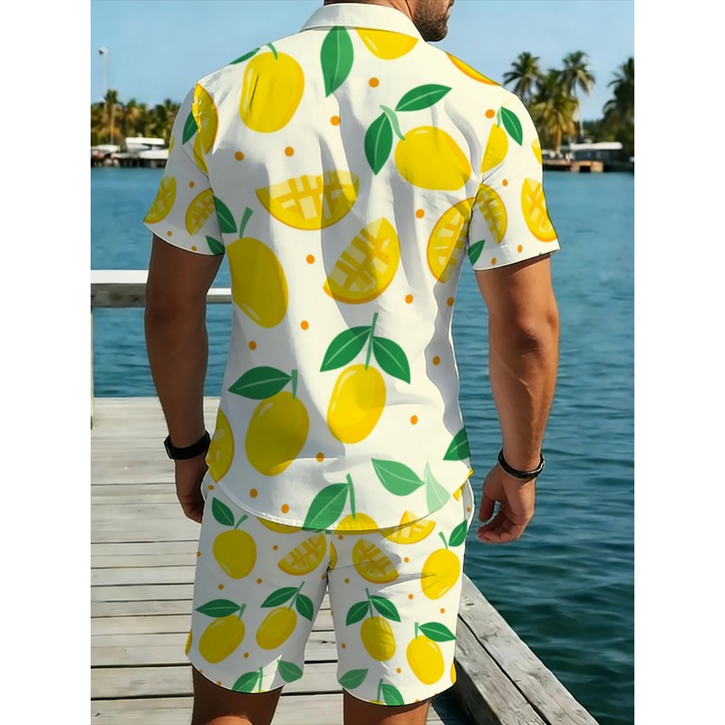 Męski zestaw koszuli z krótkim – Short Linen Drawstring recenzja i cena