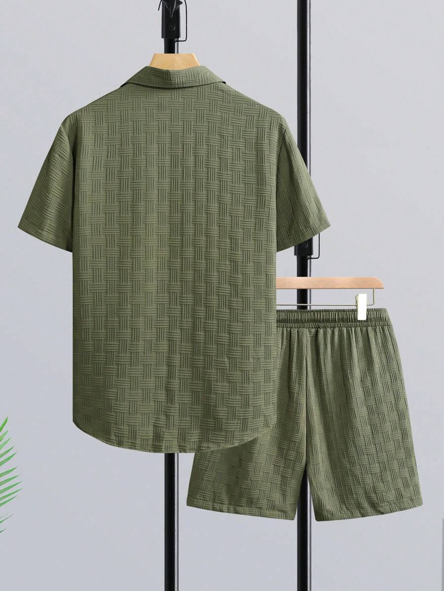 Męski zestaw wakacyjny Manfini – Short Linen Drawstring recenzja i cena