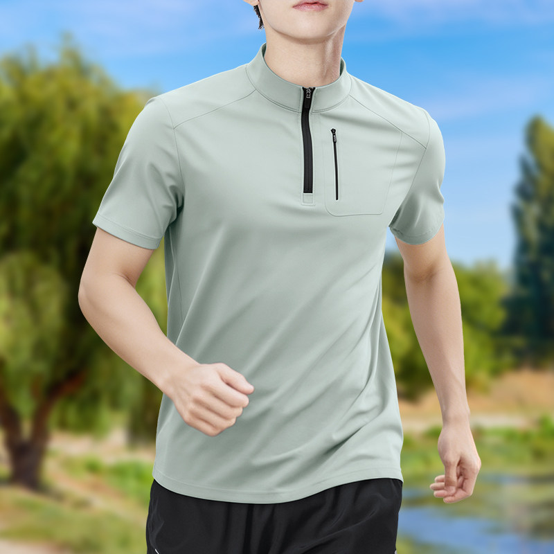 Męska koszulka z krótkim rękaw – Shirt Camp Collar recenzja i cena