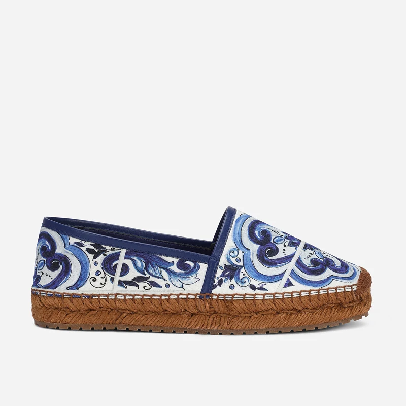 Damskie płaskie buty z tkanej  – Espadrille Slip On recenzja i cena