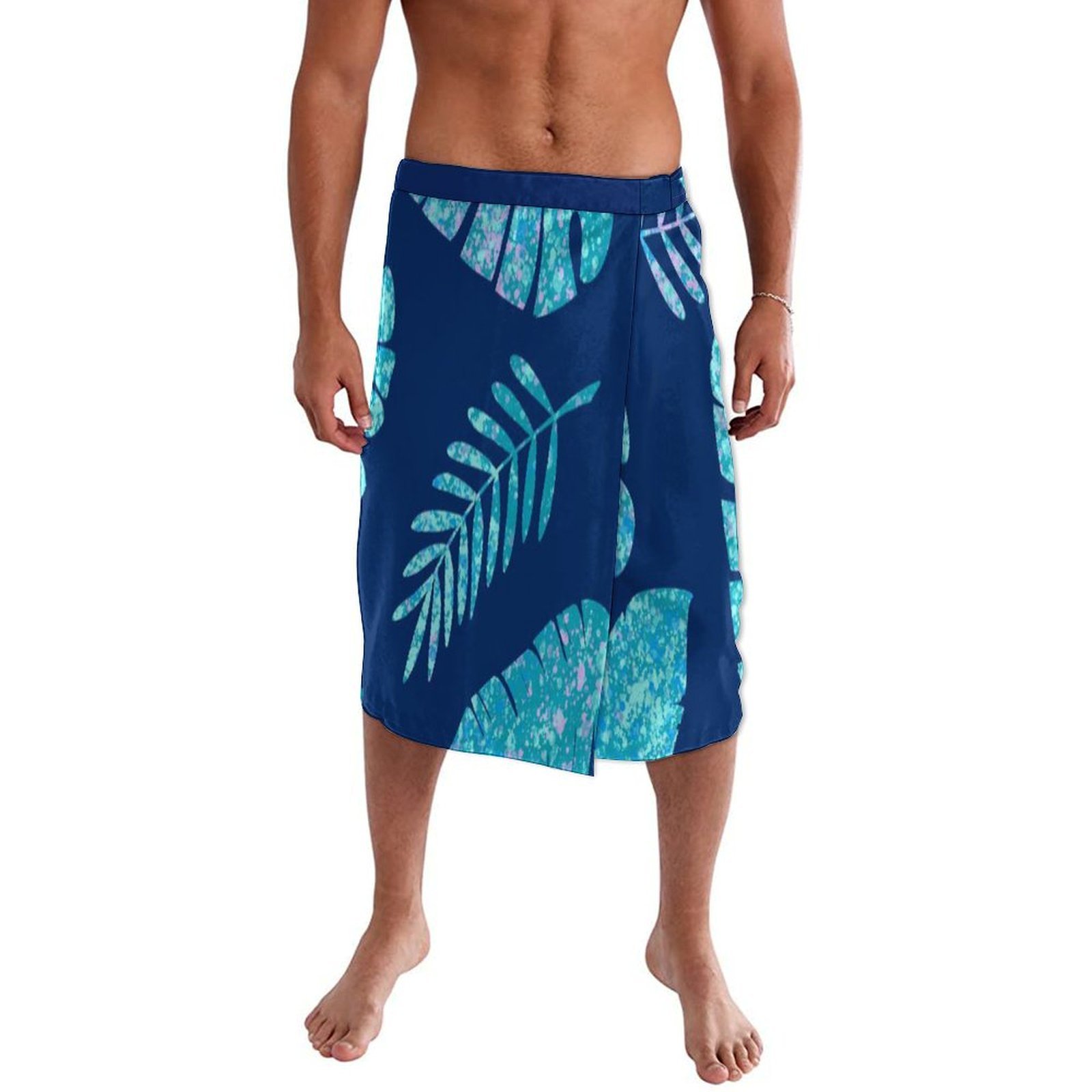 Niebieska kwiecista polinezyjs – Sarong Men Wrap recenzja i cena